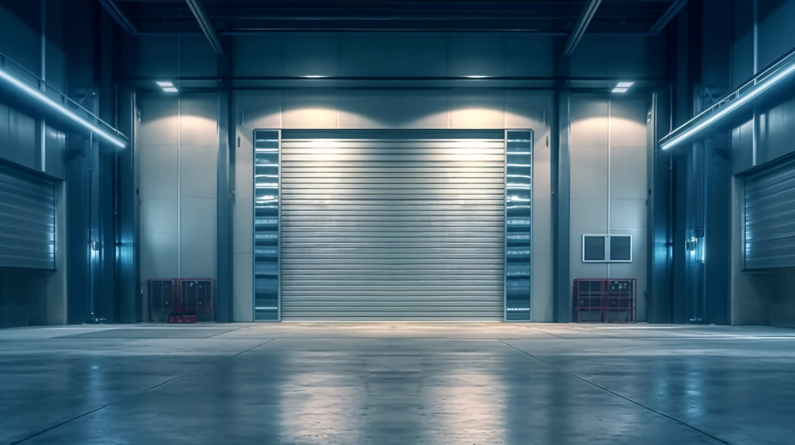 Roller door or roller shutter using for factory, warehouse or ha